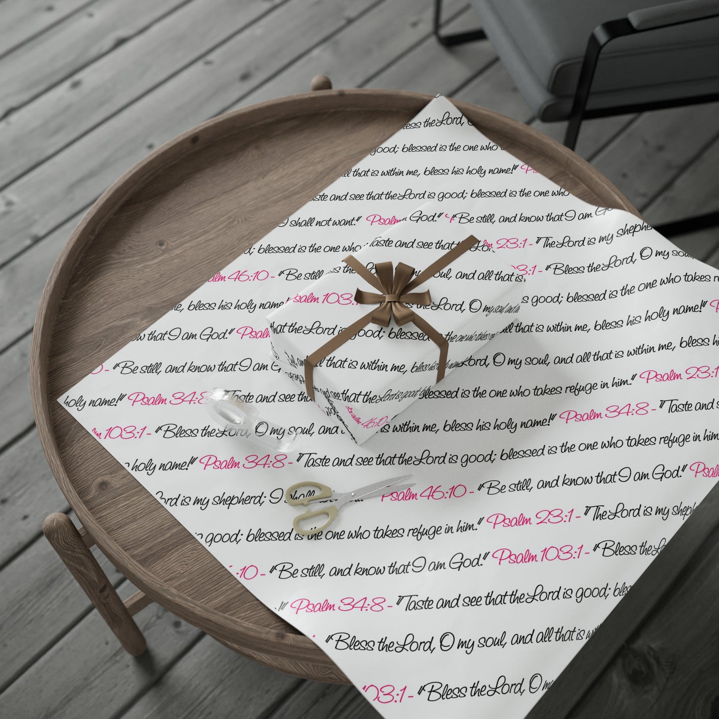 Multiple Psalms Wrapping Paper