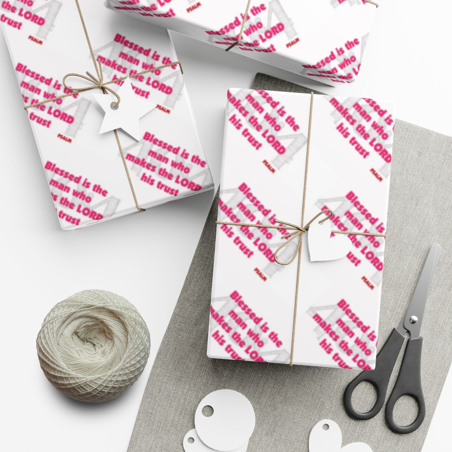 Psalms 40:4 Wrapping Paper