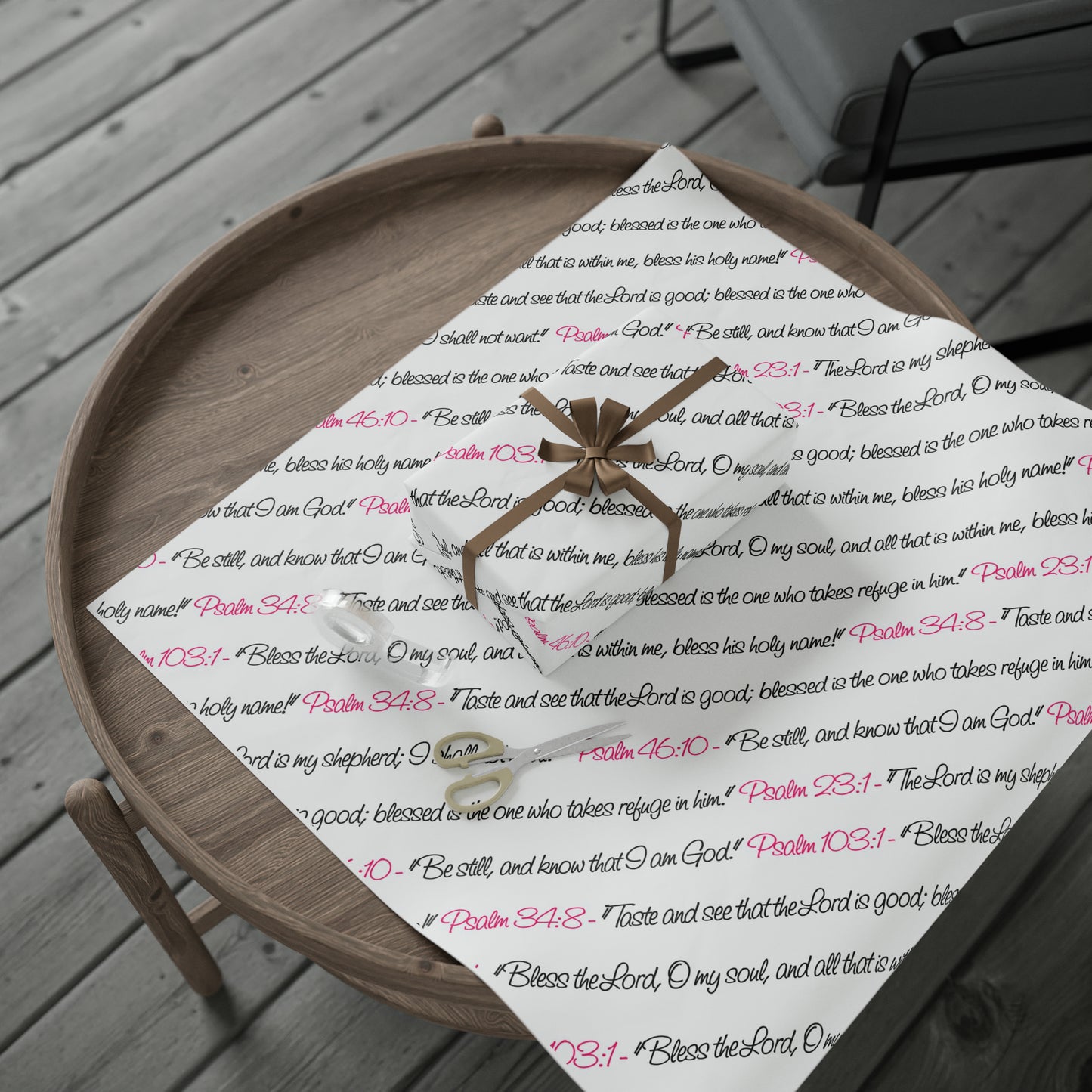 Multiple Psalms Wrapping Paper