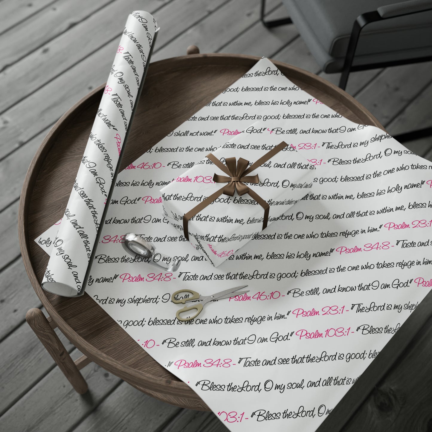 Multiple Psalms Wrapping Paper