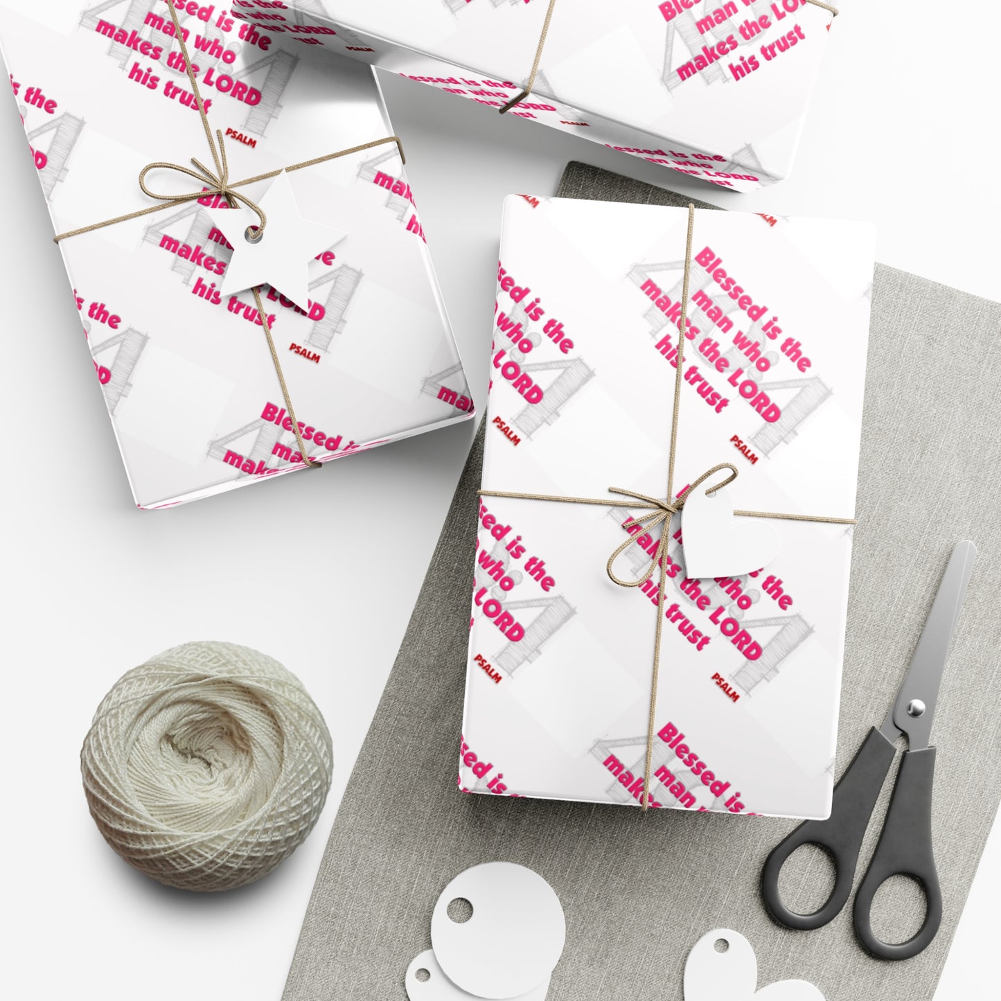 Psalms 40:4 Wrapping Paper