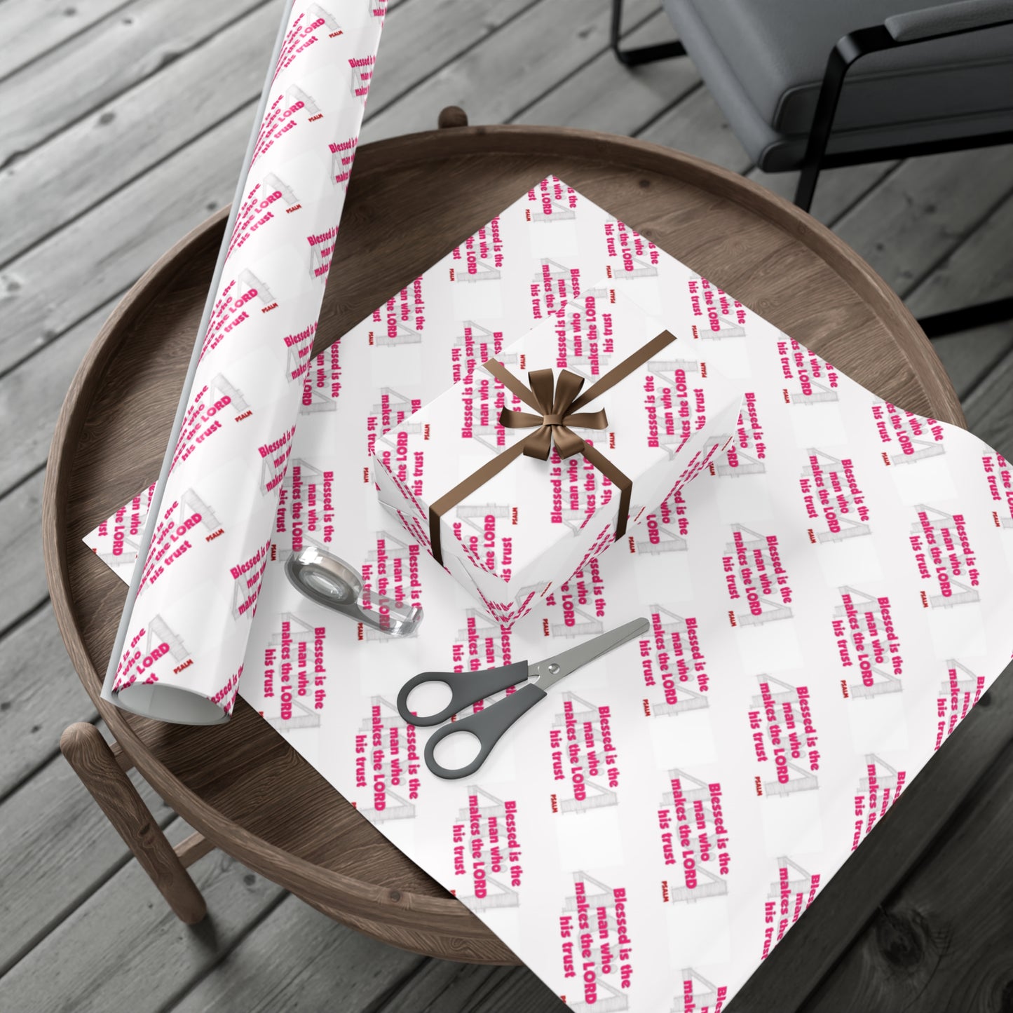 Psalms 40:4 Wrapping Paper