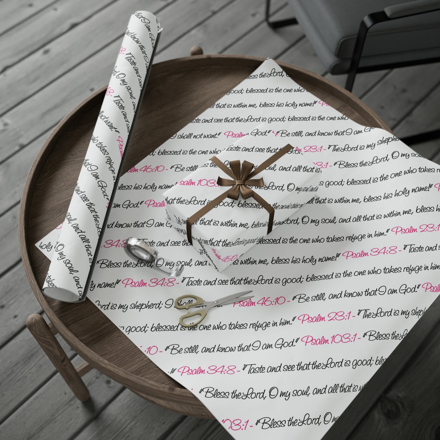 Multiple Psalms Wrapping Paper
