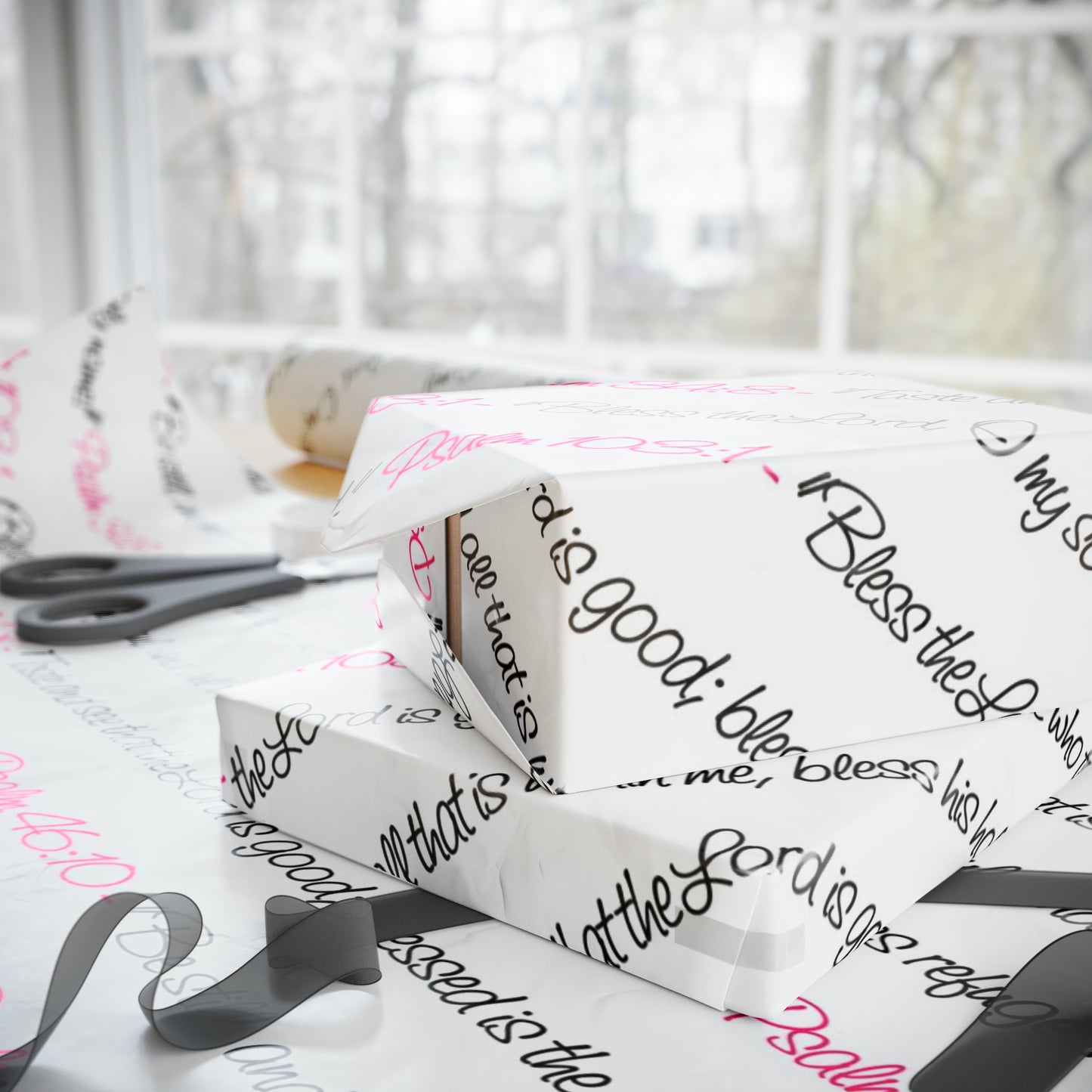 Multiple Psalms Wrapping Paper