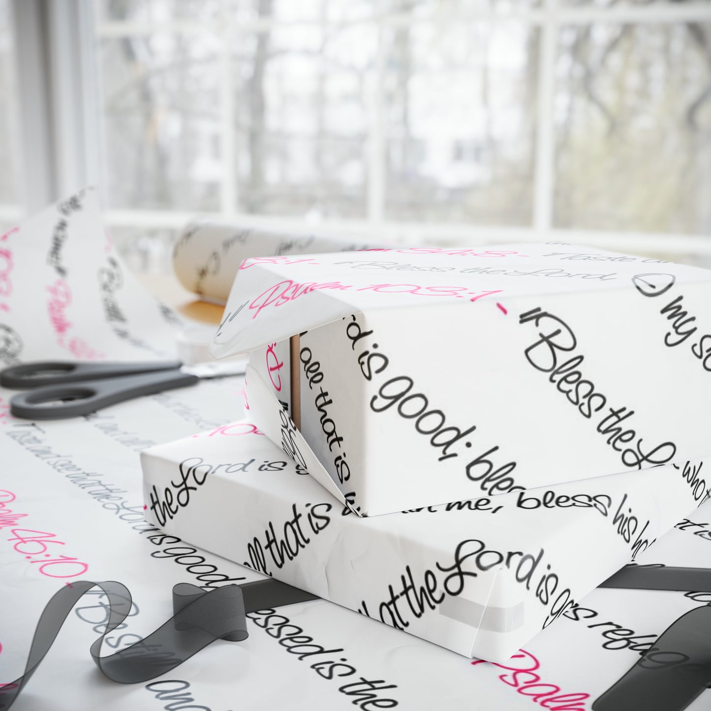 Multiple Psalms Wrapping Paper