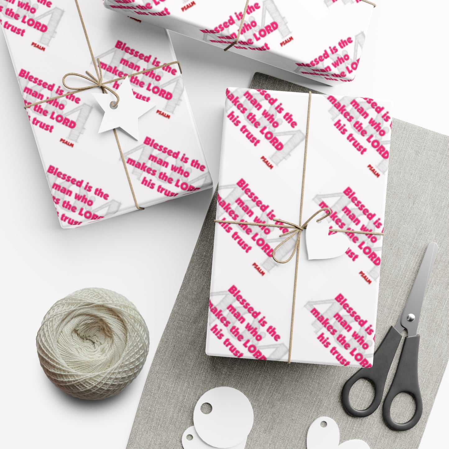 Psalms 40:4 Wrapping Paper