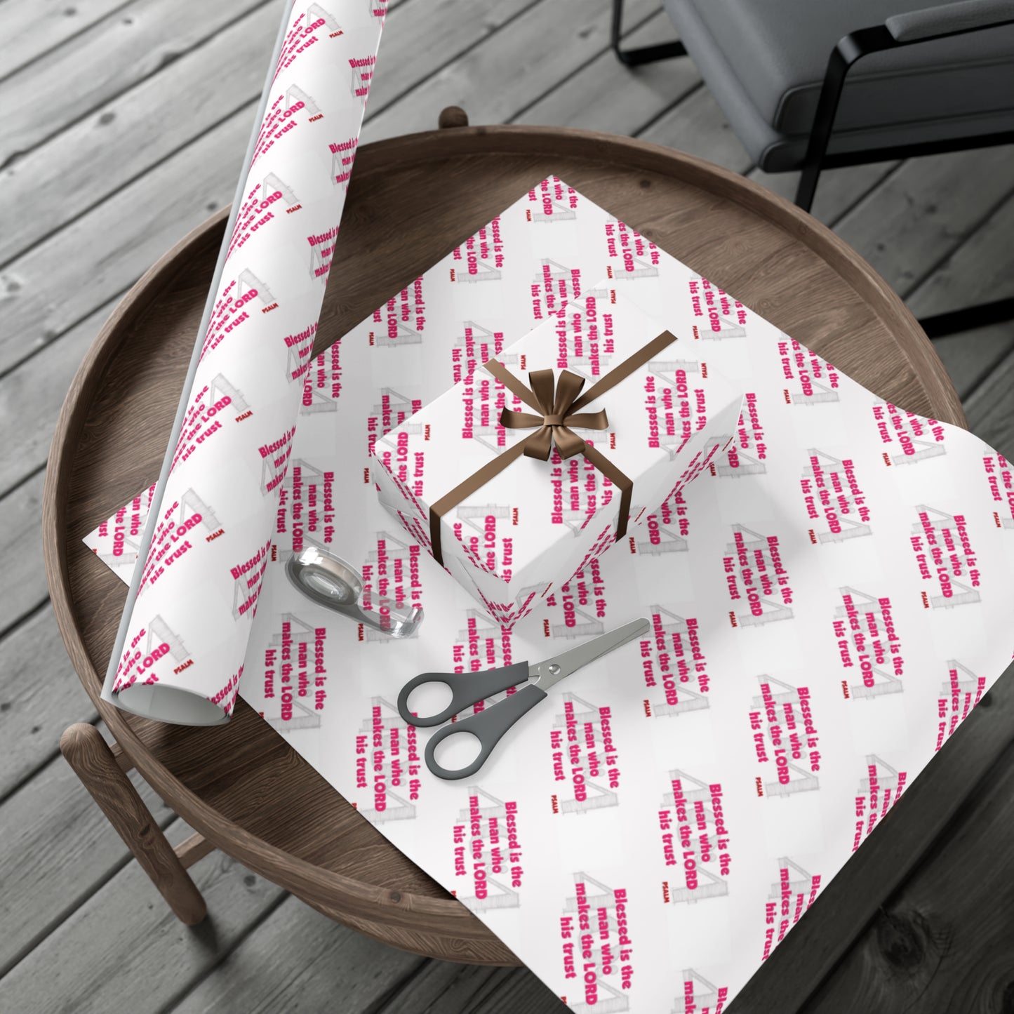Psalms 40:4 Wrapping Paper