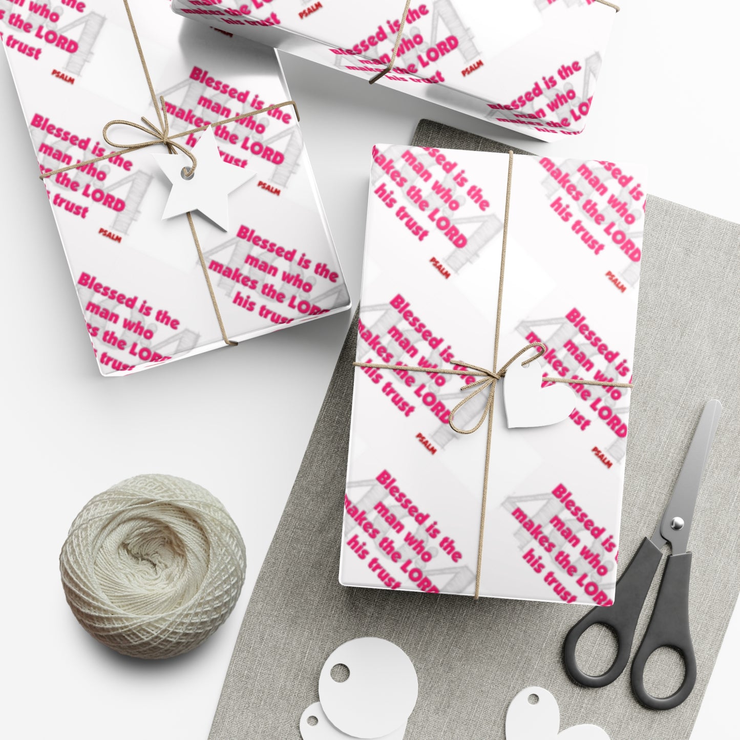Psalms 40:4 Wrapping Paper