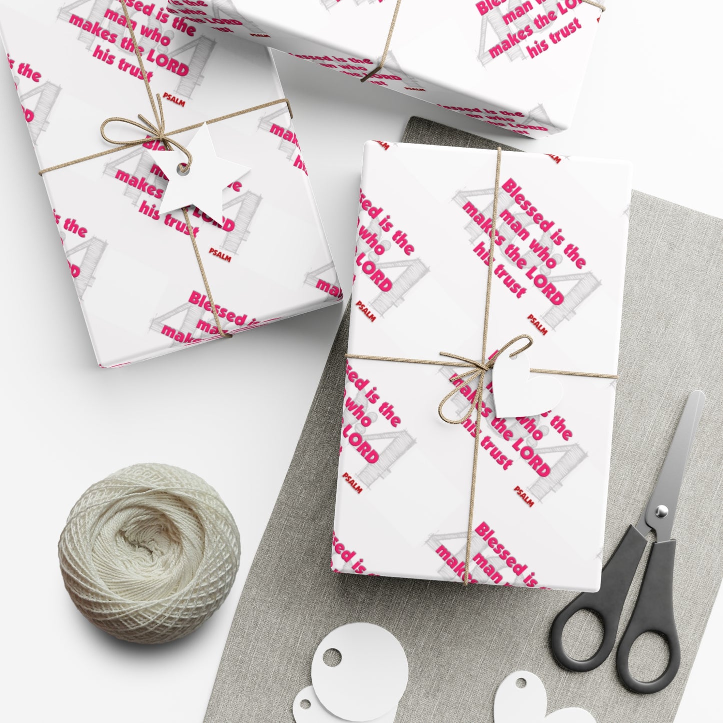Psalms 40:4 Wrapping Paper