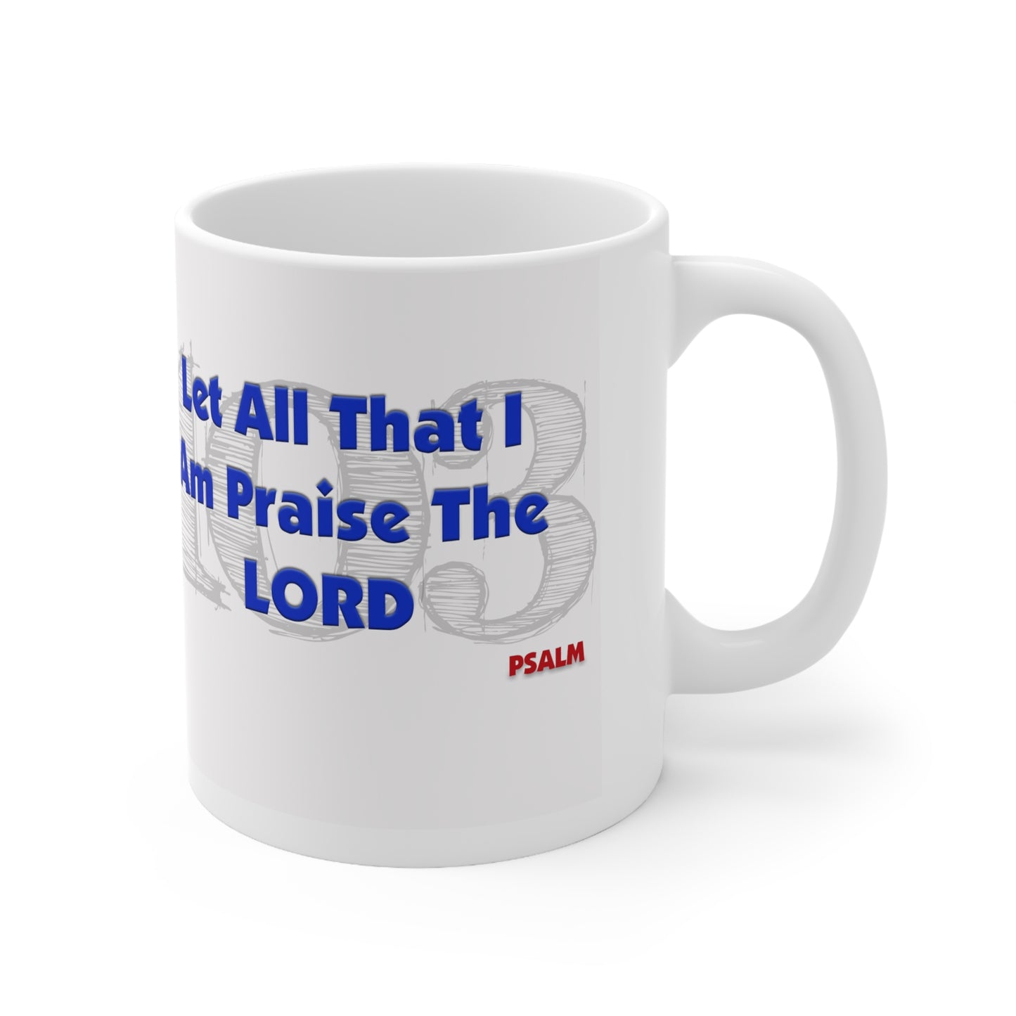 Blue P103 Mug